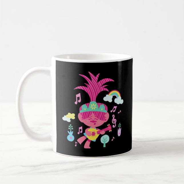 Taza De Café Trolls World Tour Poppy (Izquierda)