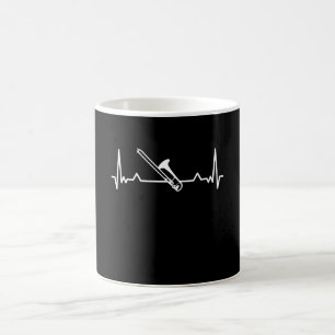 Taza De Café Trombone Music Heartbeat Gracioso Regalo
