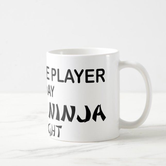 Taza De Café Trombone Ninja mortal por noche (Derecha)