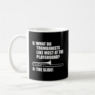 Taza De Café Trombonista de Banda de Marcha de Banda Tr