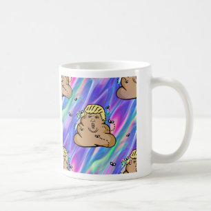 Taza De Café trompa de volcado de holograma