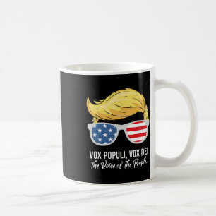 Taza De Café Trompeta Vox Populi Vox Dei Voz Del Pueblo Elige