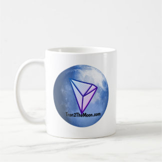 Taza De Café Tron2TheMoon Para Los Fans De La Criptodivisa Tron
