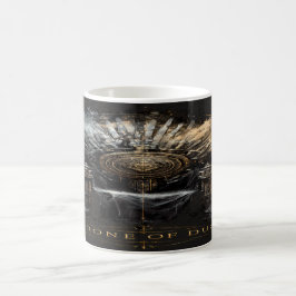 Taza De Café Trono de Polvo Fantasía Oscura
