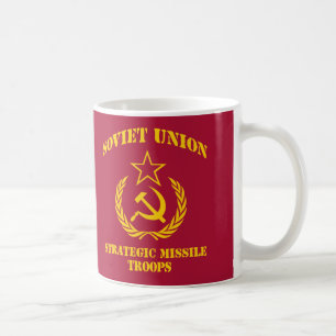 Taza De Café Tropas estratégicas del misil de Unión Soviétic