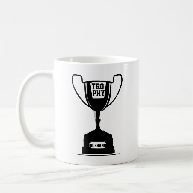 Taza De Café Trophy Husband Coffee Mug (Izquierda)