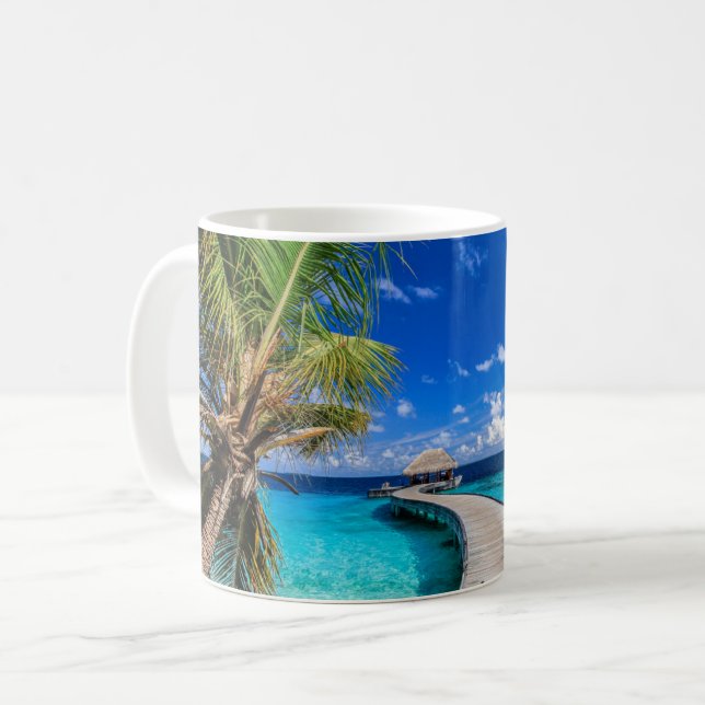 Taza De Café Tropical Beaches | Dusit Thani Maldives (Anverso izquierdo)