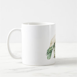 Taza De Café Tropical Bird Pink Orchid Flowers Aloha