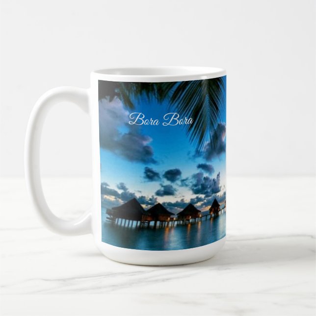 Taza De Café Tropical Bora Bora Mug (Izquierda)