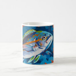 Taza De Café Tropical Fish Painting - Beach Home Decor