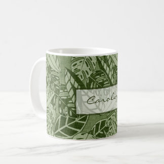 Taza De Café Tropical mug with your name