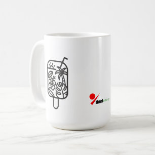 Taza de café Tropical Summer Sips   Línea minimali