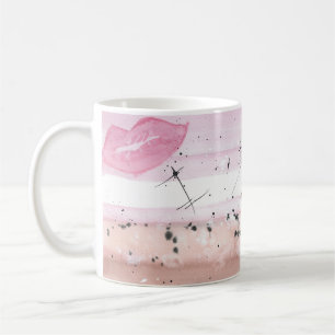 Taza De Café TROS Lipstick Lápiz de orgullo lésbico