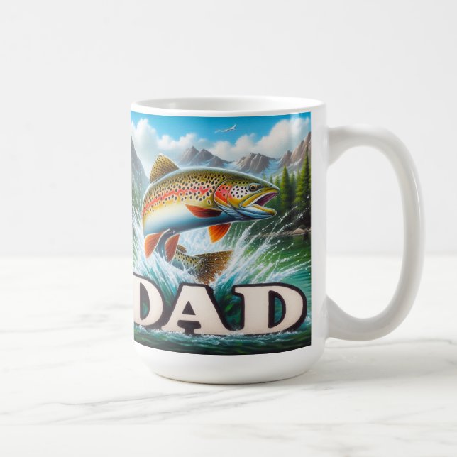 Taza De Café Trout Dad (Derecha)