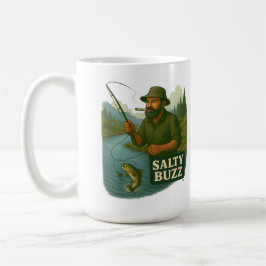Taza De Café Trout Fishing Salty Buzz