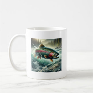 Taza De Café Trout Illustration