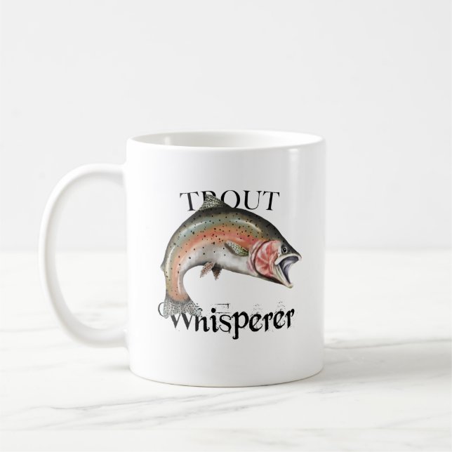 Taza De Café Trout Whisperer (Izquierda)