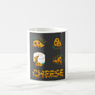 Taza De Café Trozos De Queso