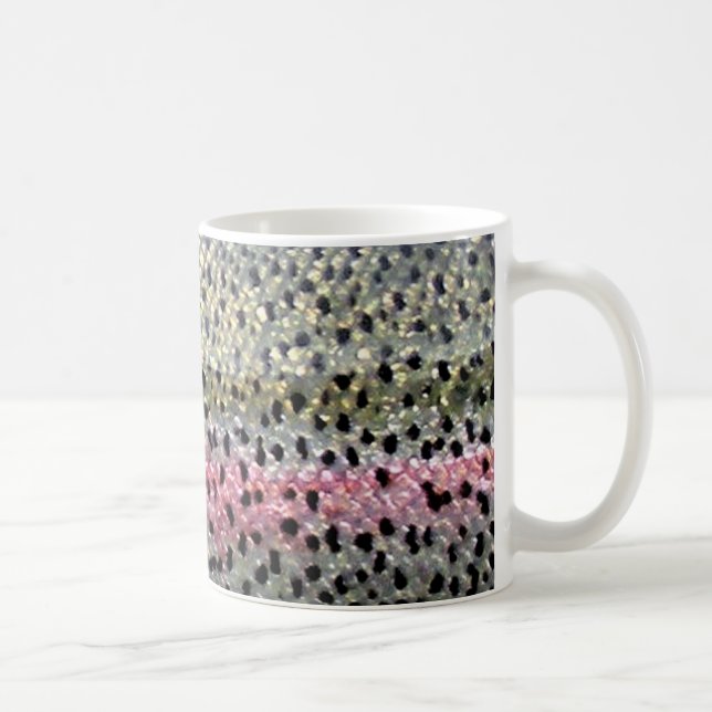 Taza De Café Trucha arco iris por PatternWear© (Derecha)
