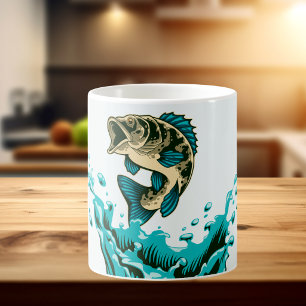 Taza De Café Trucha Divertida