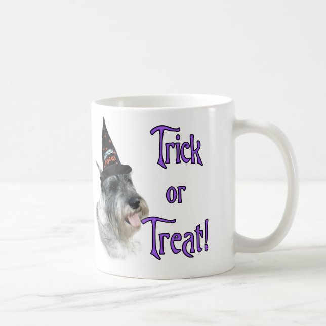 Taza De Café Truco de Schnauzer estándar (Derecha)