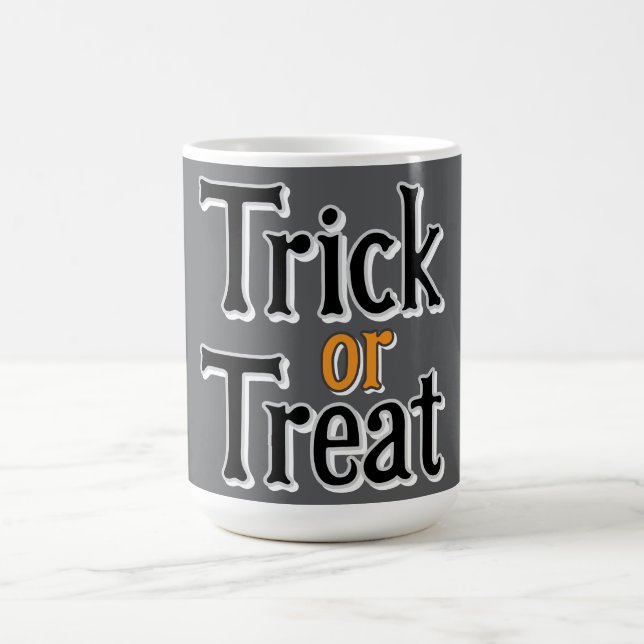 Taza De Café truco o tratamiento (Centro)