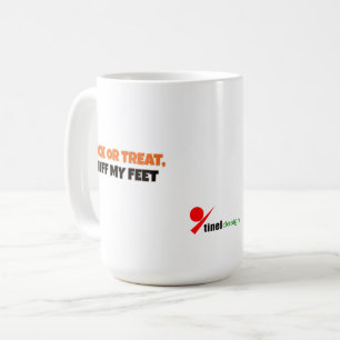 Taza De Café Truco o trato, huele mis pies Divertido Hallowee