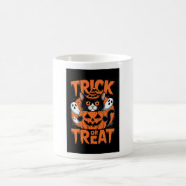 Taza De Café Truco o víbora Halloween
