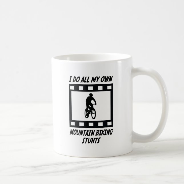 Taza De Café Trucos Biking de la montaña (Derecha)
