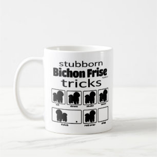 Taza De Café Trucos estrafalarios de Bichon Frise