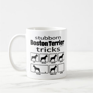 Taza De Café Trucos obstinados de Boston Terrier
