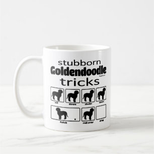 Taza De Café Trucos obstinados de Goldendoodle