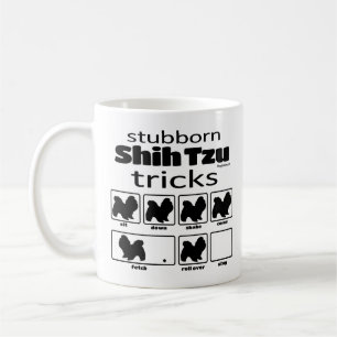 Taza De Café Trucos obstinados de Shih Tzu