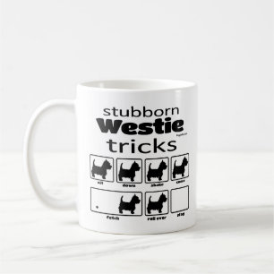 Taza De Café Trucos obstinados de Westie