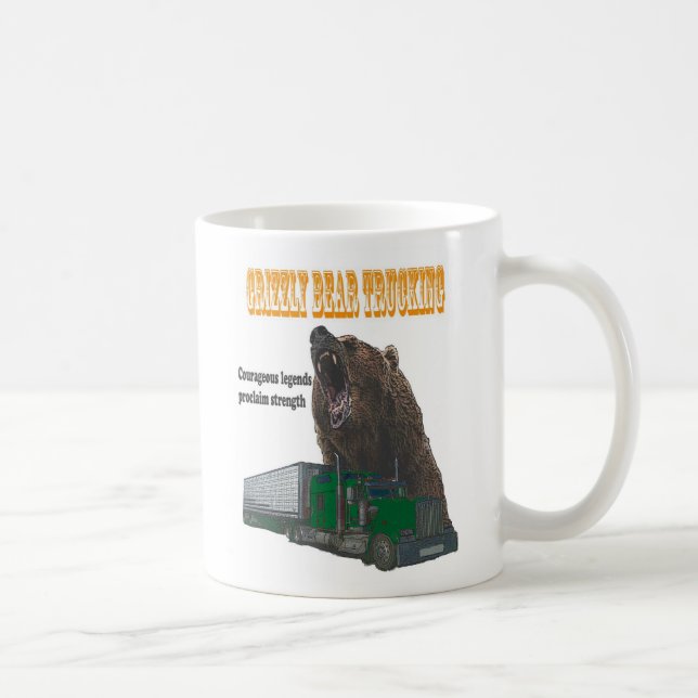 Taza De Café Trueque del oso grizzly (Derecha)