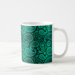 Taza De Café Trullo de lujo de Paisley el  