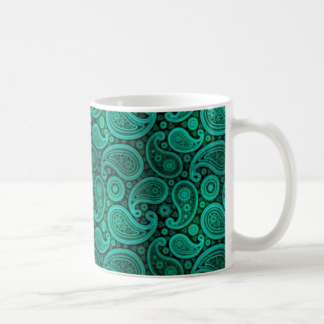 Taza De Café Trullo de lujo de Paisley el | (Derecha)