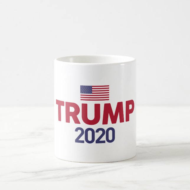 Taza De Café Trump 2020: Mug bandera de Estados Unidos (Centro)