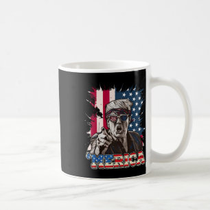 Taza De Café Trump 2024 4 De Julio Bandera Patriótica Estadouni