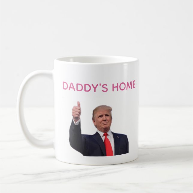 Taza De Café Trump 2024 devuelve a Estados Unidos a casa de pap (Izquierda)