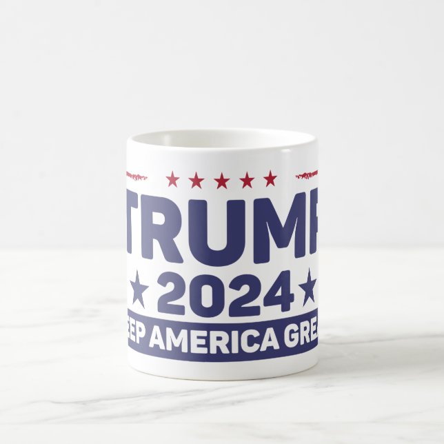 Taza De Café Trump 2024 - Mantener a Estados Unidos grande (Centro)
