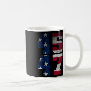 Taza De Café Trump 2024 por la bandera estadounidense del presi