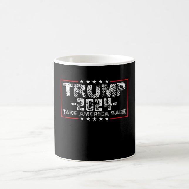 Taza De Café Trump 2024 Recuperar la vida política de Estados U (Centro)