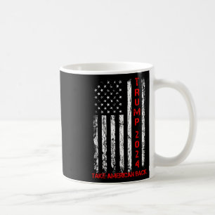 Taza De Café Trump 2024 Recuperar las elecciones patrióticas
