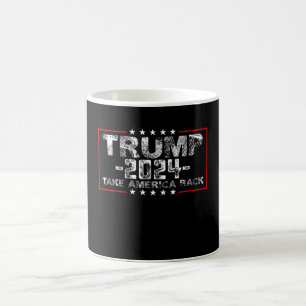 Taza De Café Trump 2024 Recuperemos Estados Unidos Política Vin