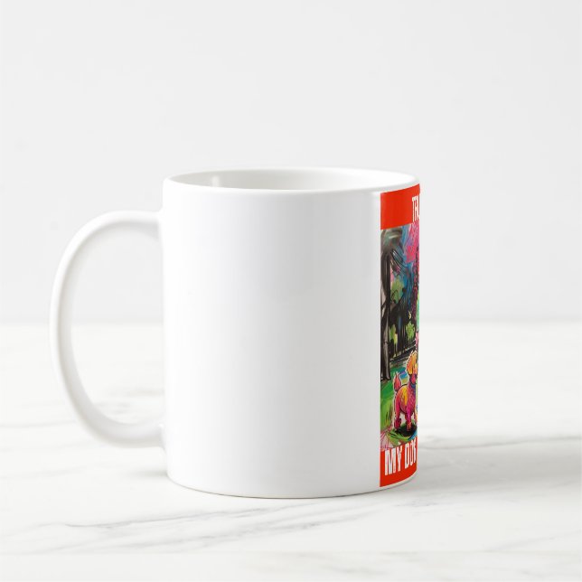 TAZA DE CAFÉ TRUMP 2024 SE HA TOMADO MI PERRO (Izquierda)