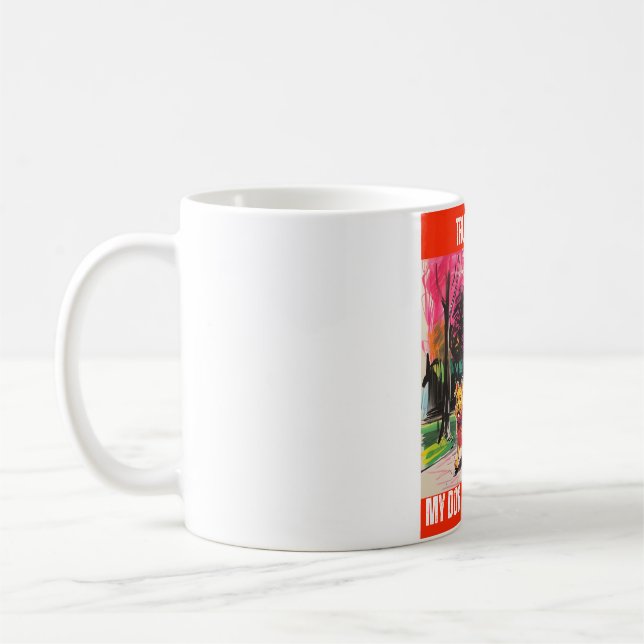 TAZA DE CAFÉ TRUMP 2024 SE HA TOMADO MI PERRO (Izquierda)