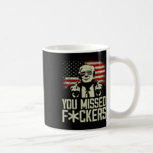 Taza De Café Trump 2024 se perdió el dedo medio de Donald Trump