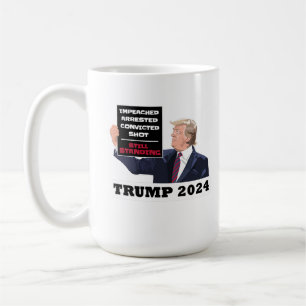 Taza De Café Trump 2024 sigue en las elecciones presidenciales 