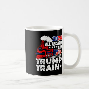 Taza De Café Trump 2024 Todo A Bordo Del Tren De Trump En Estad